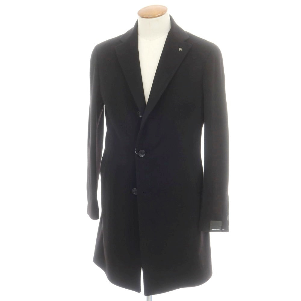 【新品】タリアトーレ TAGLIATORE COLORADO カシミヤ チェスターフィールドコート ブラック【 46 】【 状態ランクN 】【 メンズ 】