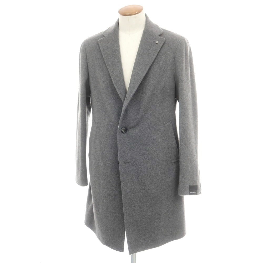 【新品】タリアトーレ TAGLIATORE COLORADO カシミヤ チェスターフィールドコート グレー【 48 】【 状態ランクN 】【 メンズ 】