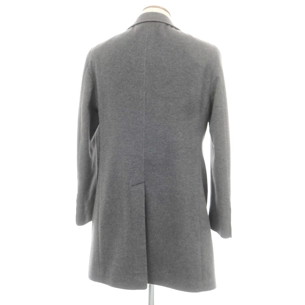 【新品】タリアトーレ TAGLIATORE COLORADO カシミヤ チェスターフィールドコート グレー【 48 】【 状態ランクN 】【 メンズ 】