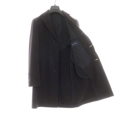 【新品】タリアトーレ TAGLIATORE カシミヤ チェスターフィールドコート グレイッシュネイビー【 44 】【 状態ランクN 】【 メンズ 】