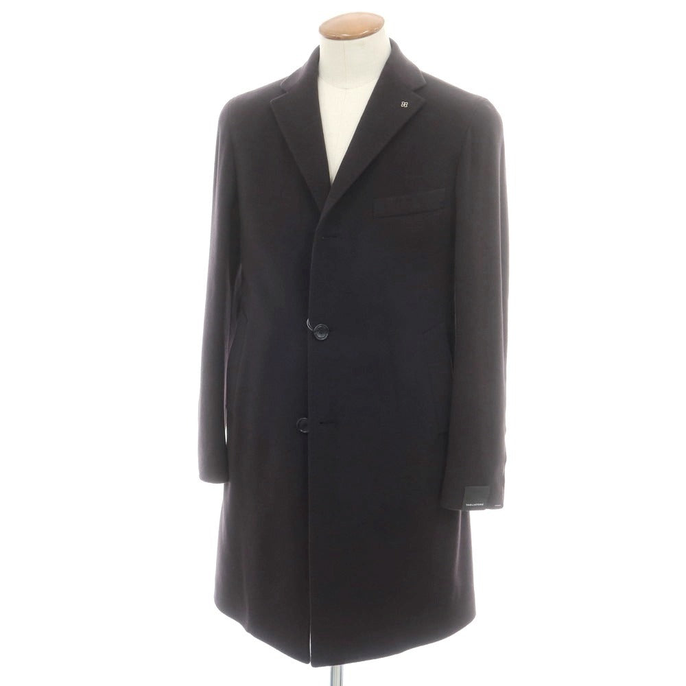 【新品】タリアトーレ TAGLIATORE カシミヤ チェスターフィールドコート グレイッシュネイビー【 46 】【 状態ランクN 】【 メンズ 】