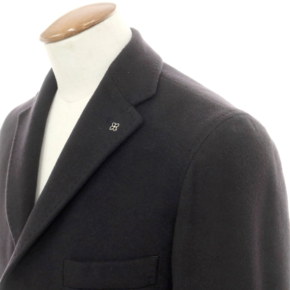 【新品】タリアトーレ TAGLIATORE カシミヤ チェスターフィールドコート グレイッシュネイビー【 46 】【 状態ランクN 】【 メンズ 】