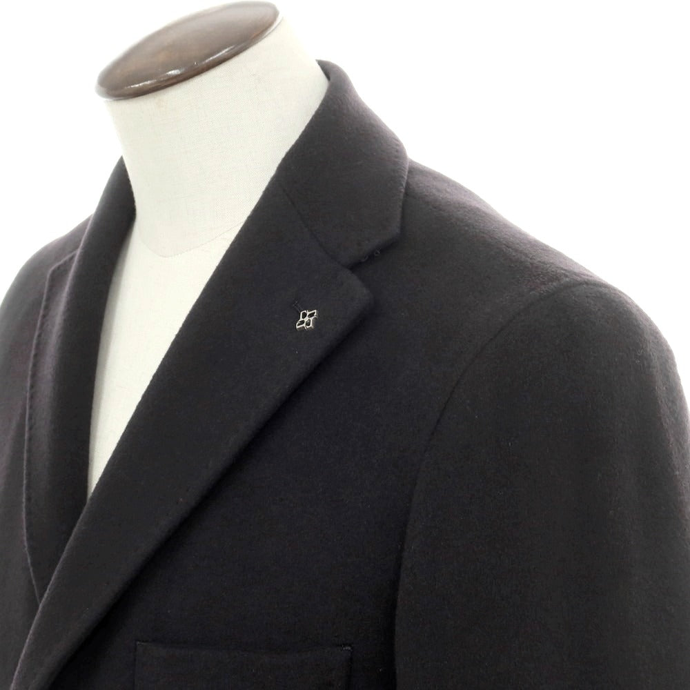 【新品】タリアトーレ TAGLIATORE カシミヤ チェスターフィールドコート グレイッシュネイビー【 50 】【 状態ランクN 】【 メンズ 】