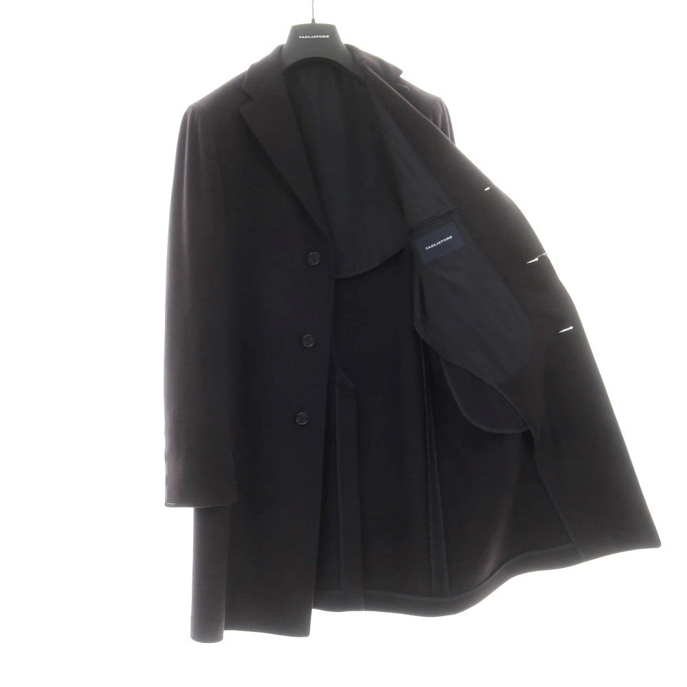 【新品】タリアトーレ TAGLIATORE カシミヤ チェスターフィールドコート グレイッシュネイビー【 50 】【 状態ランクN 】【 メンズ 】