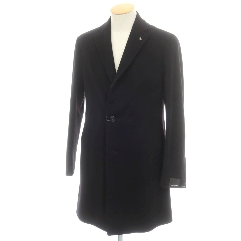 【新品】タリアトーレ TAGLIATORE COLORADO ウールカシミヤ チェスターフィールドコート ブラック【 44 】【 状態ランクN 】【 メンズ 】