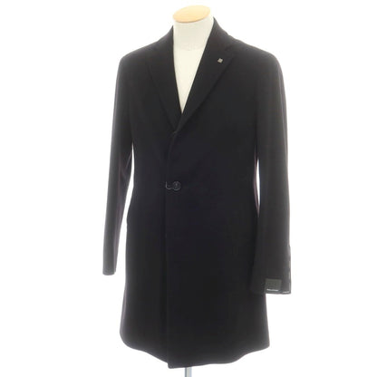 【新品】タリアトーレ TAGLIATORE COLORADO ウールカシミヤ チェスターフィールドコート ブラック【 44 】【 状態ランクN 】【 メンズ 】