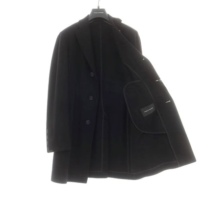 【新品】タリアトーレ TAGLIATORE COLORADO ウールカシミヤ チェスターフィールドコート ブラック【 44 】【 状態ランクN 】【 メンズ 】