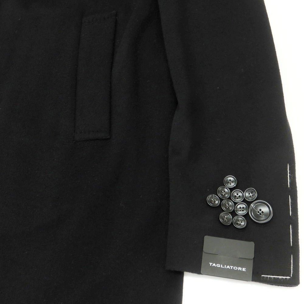 【新品】タリアトーレ TAGLIATORE COLORADO ウールカシミヤ チェスターフィールドコート ブラック【 44 】【 状態ランクN 】【 メンズ 】