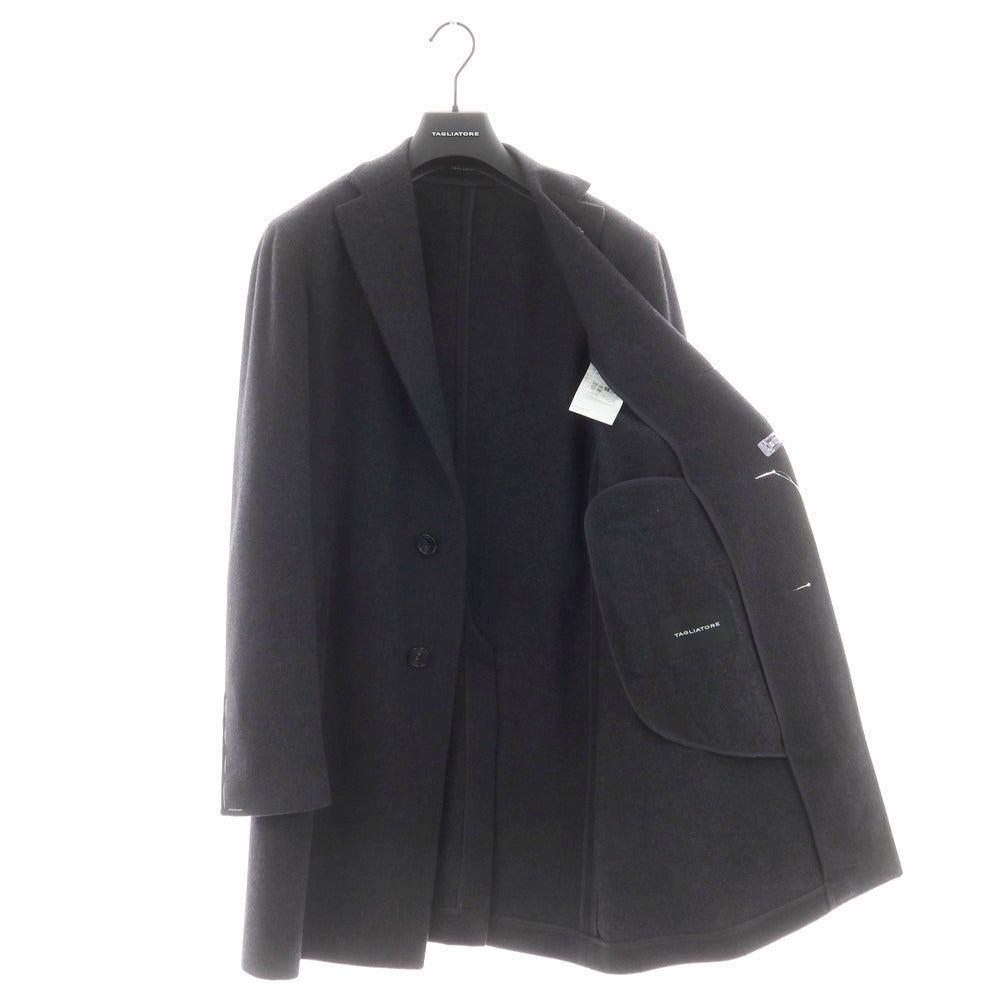 【新品】タリアトーレ TAGLIATORE COLORADO ウールカシミヤ チェスターフィールドコート ダークグレー【 46 】【 状態ランクN 】【 メンズ 】
