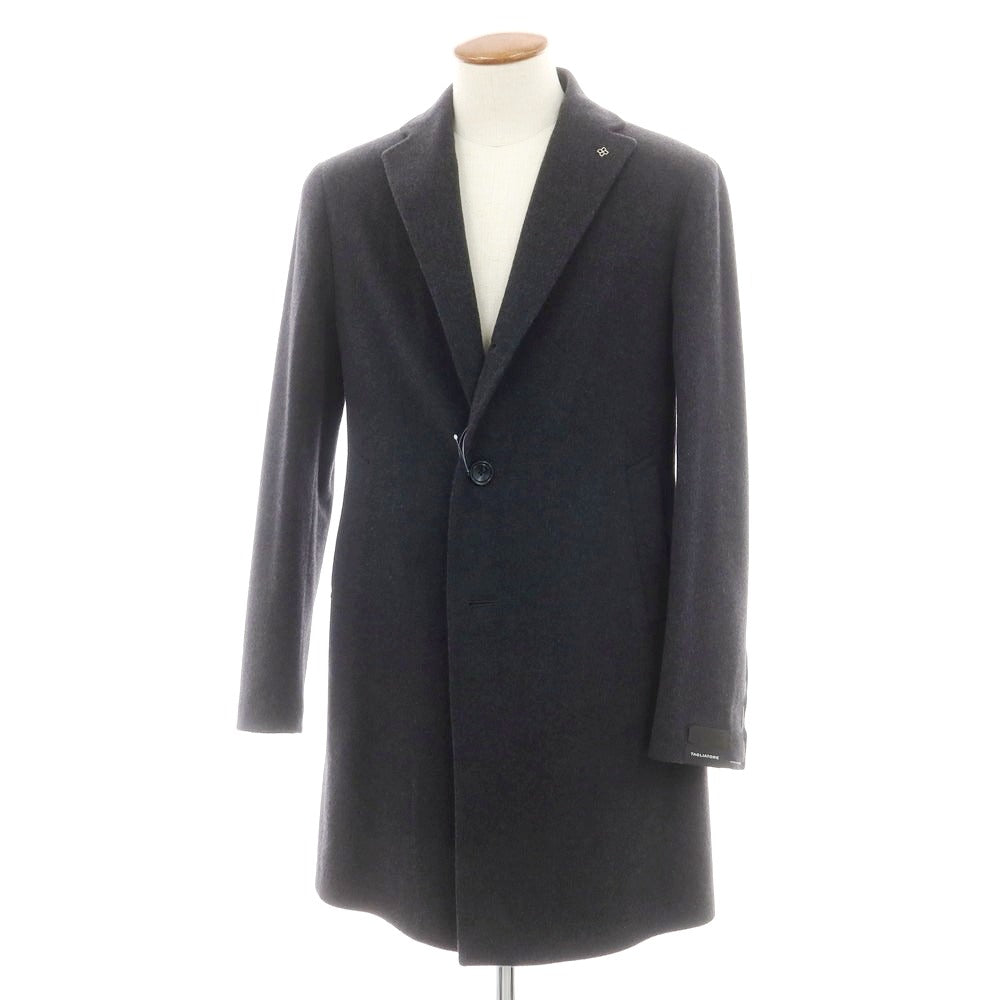 【新品】タリアトーレ TAGLIATORE COLORADO ウールカシミヤ チェスターフィールドコート ダークグレー【 48 】【 状態ランクN 】【 メンズ 】
