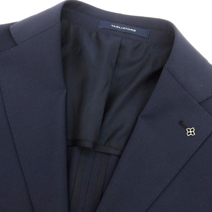 【新品】タリアトーレ TAGLIATORE ストレッチポリエステルウール 2つボタンスーツ ネイビー【 44 】【 状態ランクN 】【 メンズ 】
