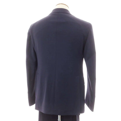 【新品】タリアトーレ TAGLIATORE ストレッチポリエステルウール 2つボタンスーツ ネイビー【 48 】【 状態ランクN 】【 メンズ 】