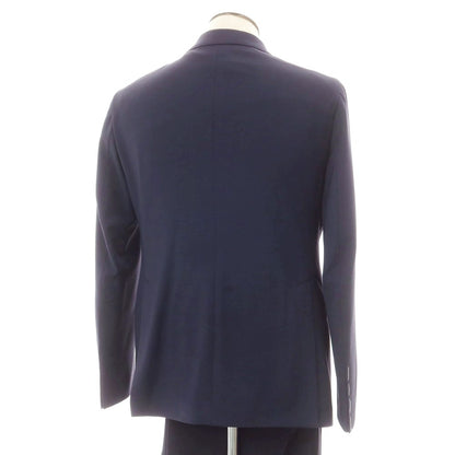 【新品】タリアトーレ TAGLIATORE ストレッチポリエステルウール 2つボタンスーツ ネイビー【 50 】【 状態ランクN 】【 メンズ 】