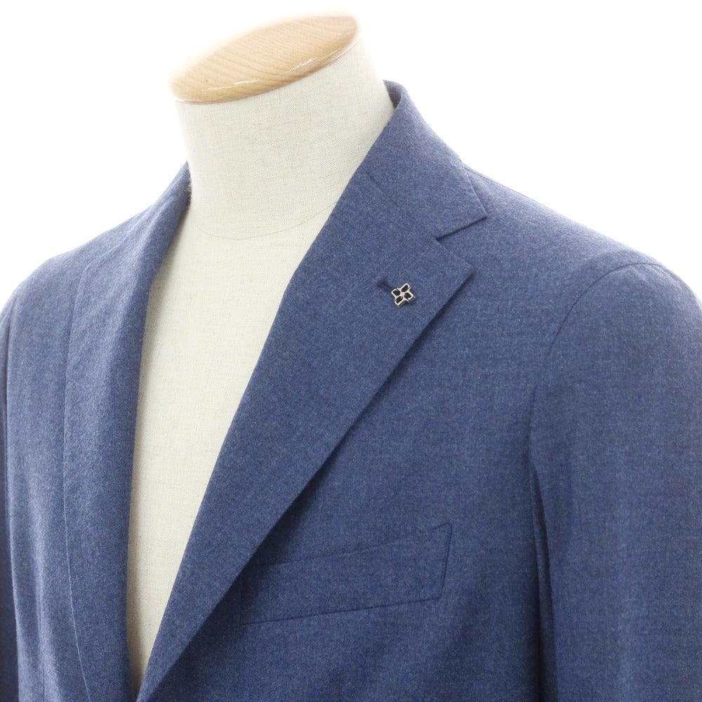 【新品】タリアトーレ TAGLIATORE ストレッチウール 2つボタンスーツ ダークブルー【 44 】【 状態ランクN 】【 メンズ 】
