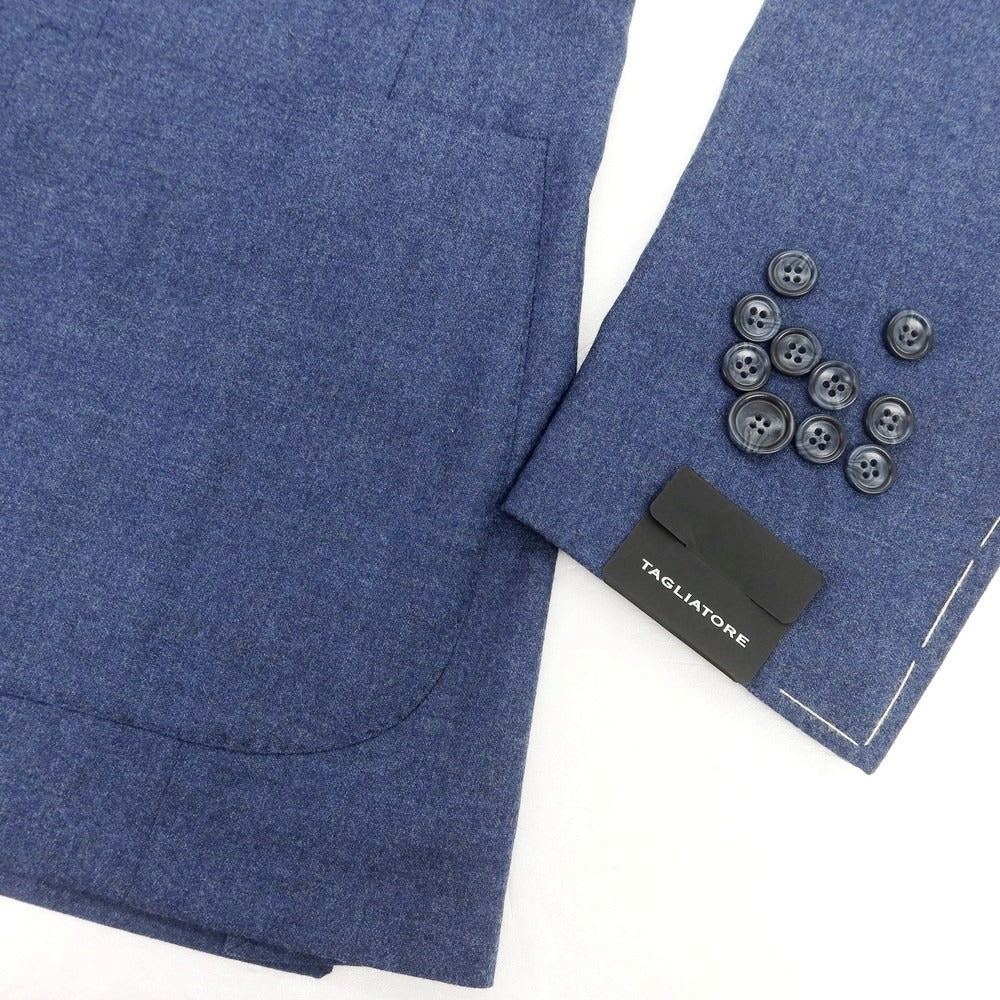 【新品】タリアトーレ TAGLIATORE ストレッチウール 2つボタンスーツ ダークブルー【 44 】【 状態ランクN 】【 メンズ 】