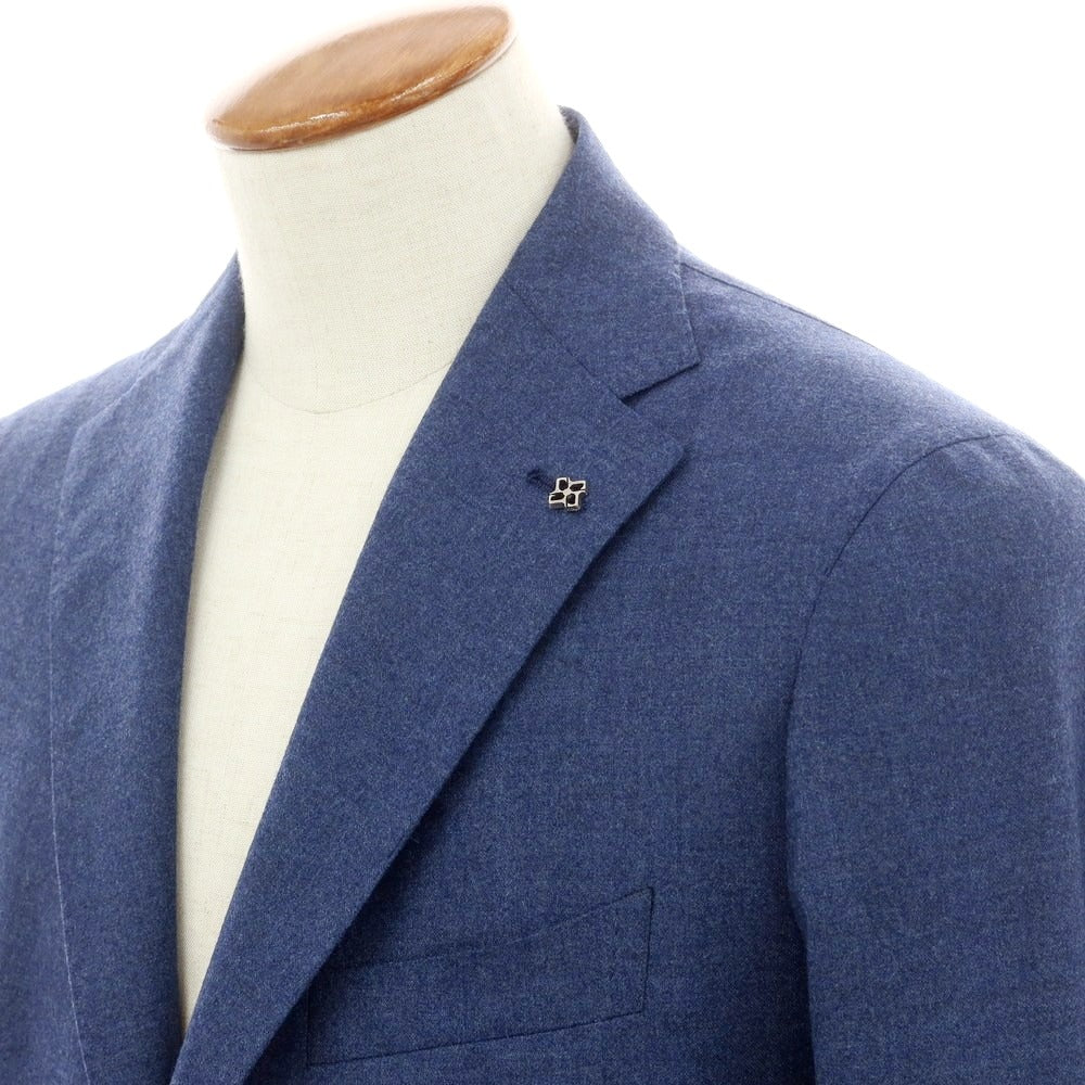 【新品】タリアトーレ TAGLIATORE ストレッチウール 2つボタンスーツ ダークブルー【 46 】【 状態ランクN 】【 メンズ 】