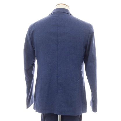 【新品】タリアトーレ TAGLIATORE ストレッチウール 2つボタンスーツ ダークブルー【 46 】【 状態ランクN 】【 メンズ 】