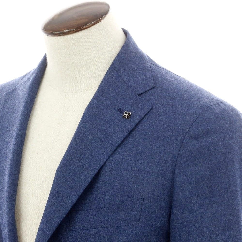 【新品】タリアトーレ TAGLIATORE ストレッチウール 2つボタンスーツ ブルー【 48 】【 状態ランクN 】【 メンズ 】