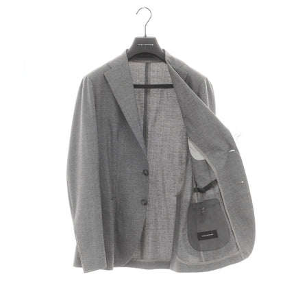 【新品】タリアトーレ TAGLIATORE ストレッチウール 2つボタンスーツ グレー【 46 】【 状態ランクN 】【 メンズ 】