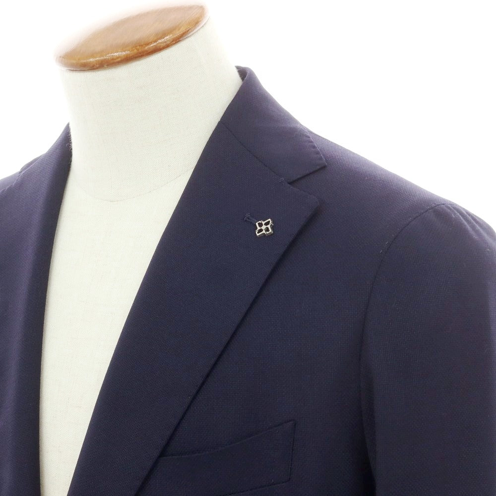 【新品アウトレット】タリアトーレ TAGLIATORE ストレッチウール テーラードジャケット ネイビー【 46 】【 状態ランクN- 】【 メンズ 】