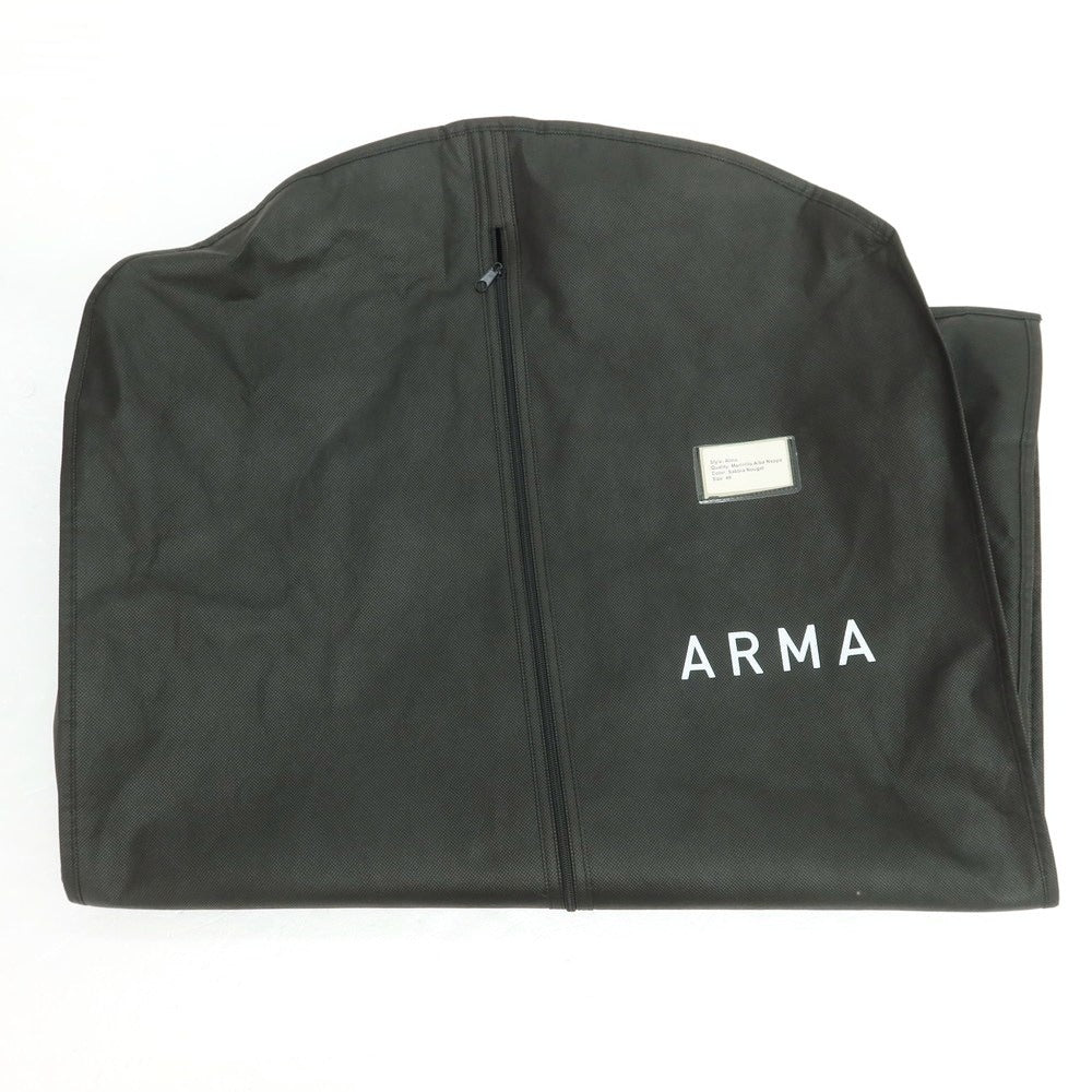 【新品】アルマ ARMA ALINO リバーシブル ムートンラムレザー ブルゾン ブラウンxベージュ【 48 】【 状態ランクN 】【 メンズ 】