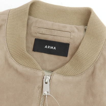 【新品アウトレット】アルマ ARMA DIDIER ゴートスエードレザー ブルゾン グレートープ【 50 】【 状態ランクN- 】【 メンズ 】