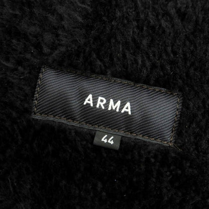 【新品】アルマ ARMA KUSAN ラムムートン レザーブルゾン ダークブラウン【 44 】【 状態ランクN 】【 メンズ 】