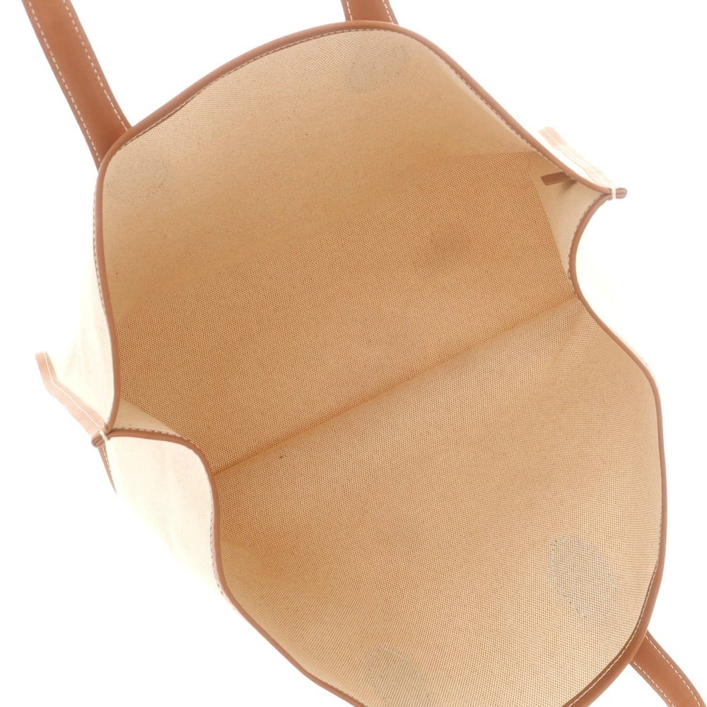 【新品】イルミーチョ il micio キャンバス トートバッグ ベージュxブラウン【 状態ランクN 】【 メンズ 】