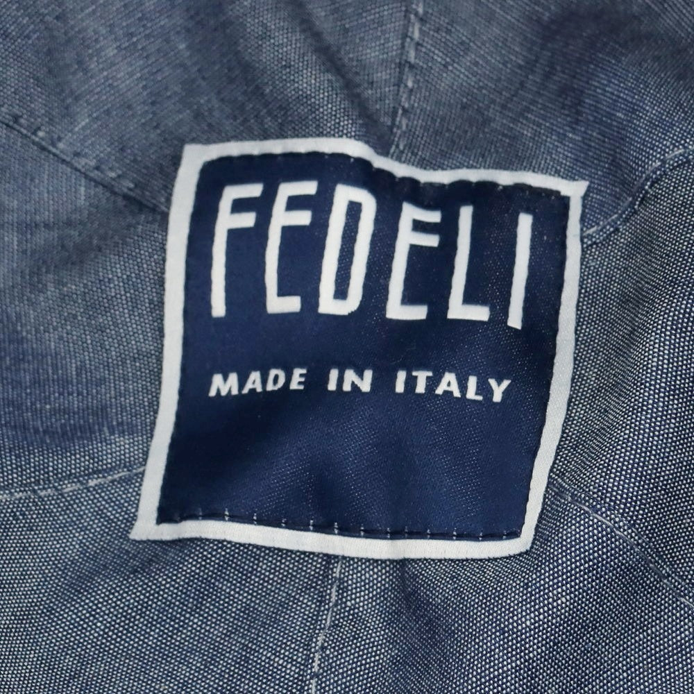 【新品アウトレット】フェデーリ FEDELI ポリエステル キャップ ブラウン【 M 】【 状態ランクN- 】【 メンズ 】