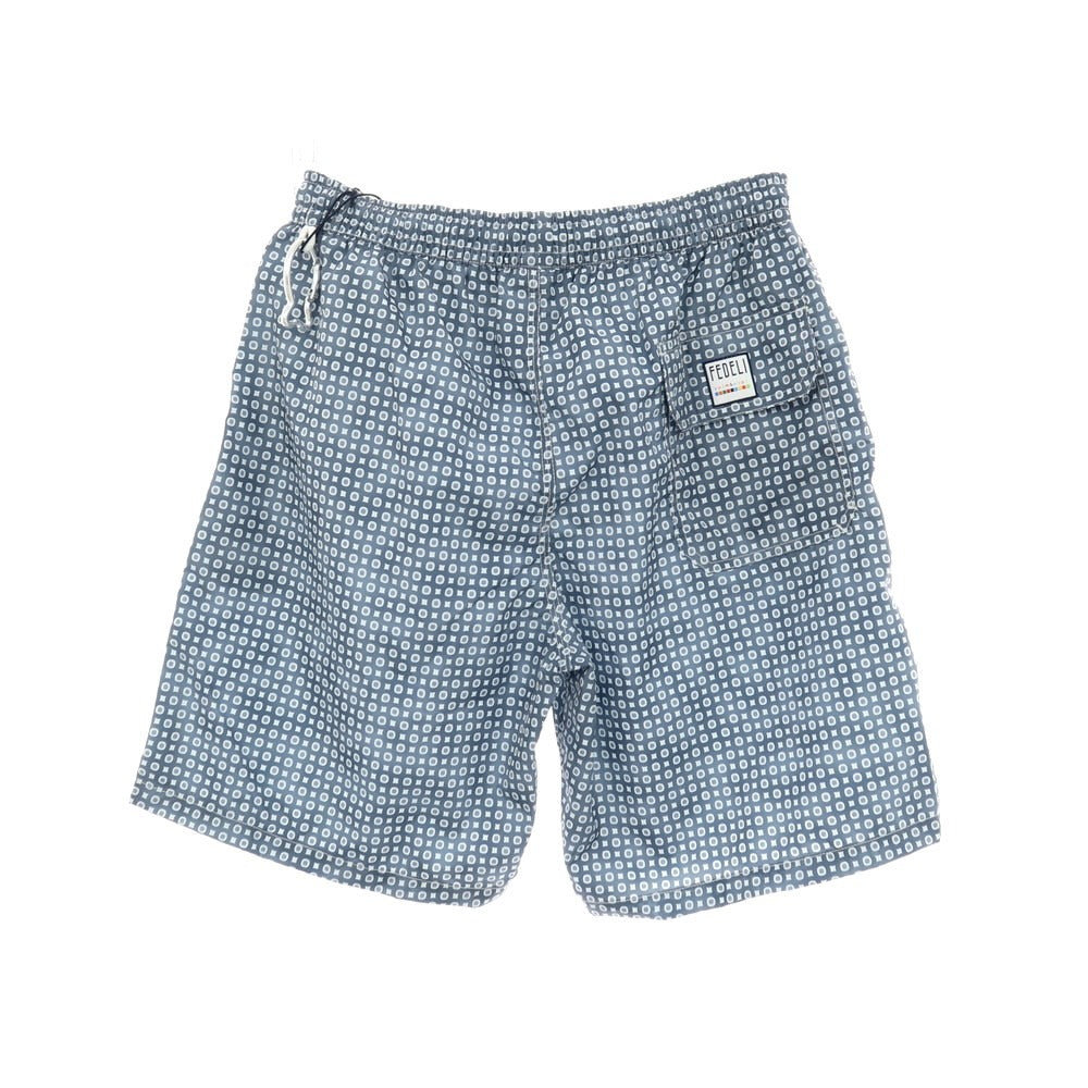【新品】フェデーリ FEDELI POSITANO AIRSTOP STAMP ポリエステル スイムウェア 水着 クールグレーxホワイト【サイズS】【 状態ランクN 】【 メンズ 】