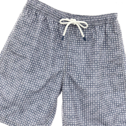 【新品】フェデーリ FEDELI POSITANO AIRSTOP STAMP ポリエステル スイムウェア 水着 ウォームグレーxホワイト【サイズS】【 状態ランクN 】【 メンズ 】