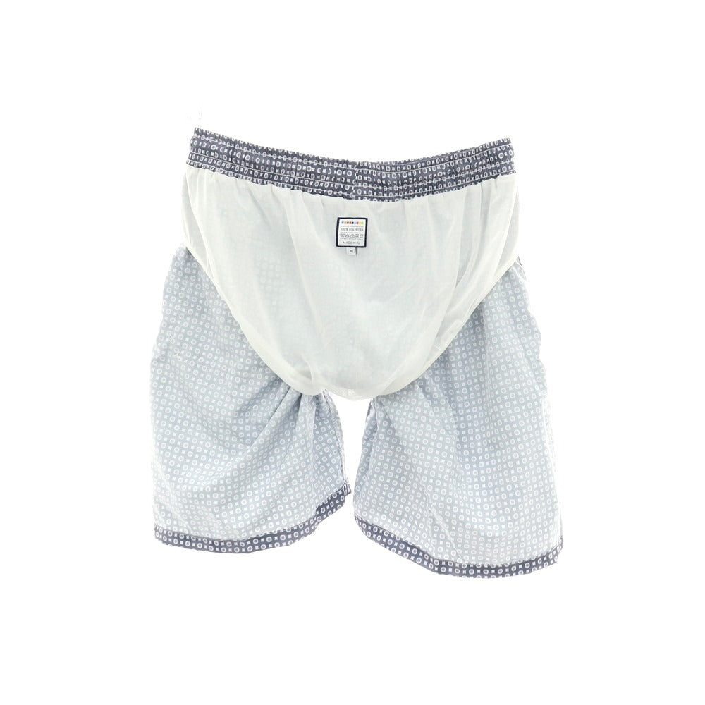 【新品】フェデーリ FEDELI POSITANO AIRSTOP STAMP ポリエステル スイムウェア 水着 ウォームグレーxホワイト【サイズM】【 状態ランクN 】【 メンズ 】