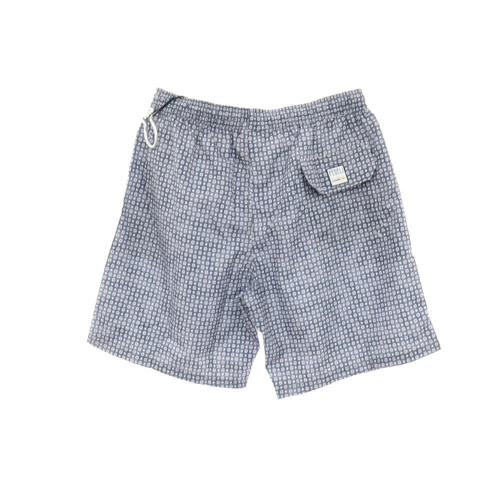 【新品アウトレット】フェデーリ FEDELI POSITANO AIRSTOP STAMP ポリエステル スイムウェア 水着 ウォームグレーxホワイト【サイズL】【 状態ランクN- 】【 メンズ 】