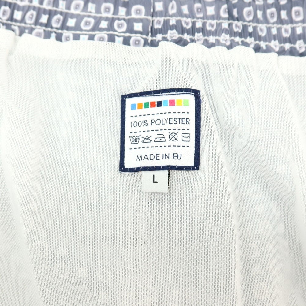 【新品アウトレット】フェデーリ FEDELI POSITANO AIRSTOP STAMP ポリエステル スイムウェア 水着 ウォームグレーxホワイト【サイズL】【 状態ランクN- 】【 メンズ 】