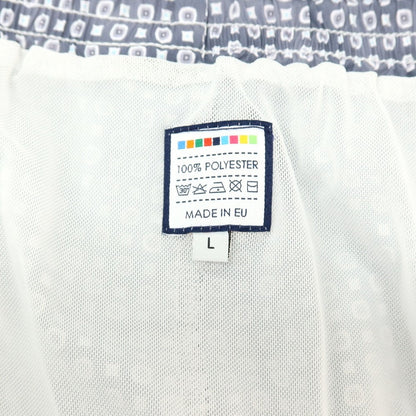 【新品アウトレット】フェデーリ FEDELI POSITANO AIRSTOP STAMP ポリエステル スイムウェア 水着 ウォームグレーxホワイト【サイズL】【 状態ランクN- 】【 メンズ 】