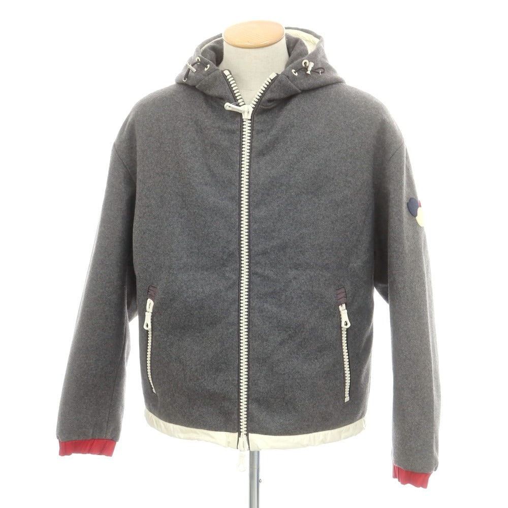 【中古】モンクレール MONCLER ARMENTIERES ウール ダウンジャケット グレー【 1 】【 状態ランクB 】【 メンズ 】