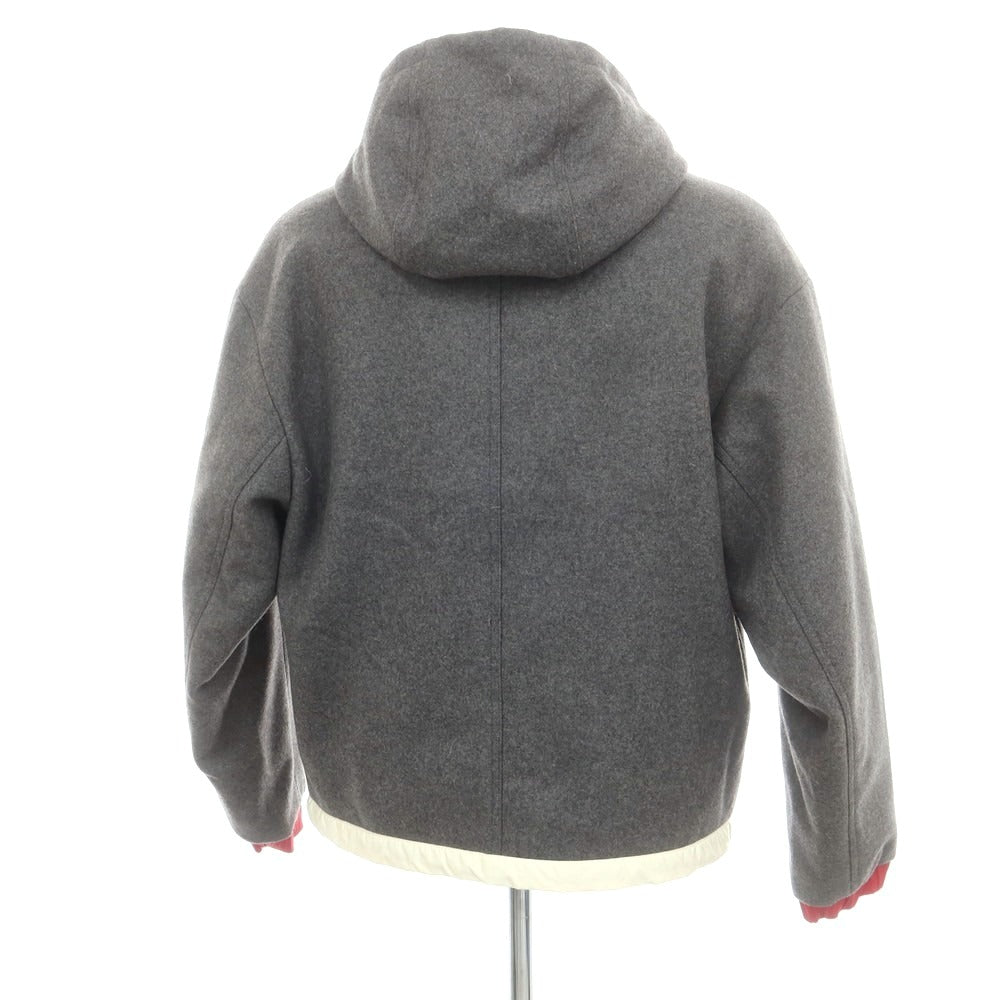 【中古】モンクレール MONCLER ARMENTIERES ウール ダウンジャケット グレー【 1 】【 状態ランクB 】【 メンズ 】