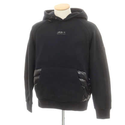 【中古】モンクレール ジーニアス MONCLER GENIUS × adidas コットン プルオーバー パーカー ブラック【 S 】【 状態ランクB 】【 メンズ 】