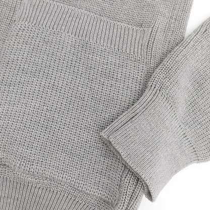 【中古】【未使用】ナインナインワン ジャパン 991 Japan ウールペーパーポリエステル ニット カーディガン グレー【 46 】【 状態ランクS 】【 メンズ 】