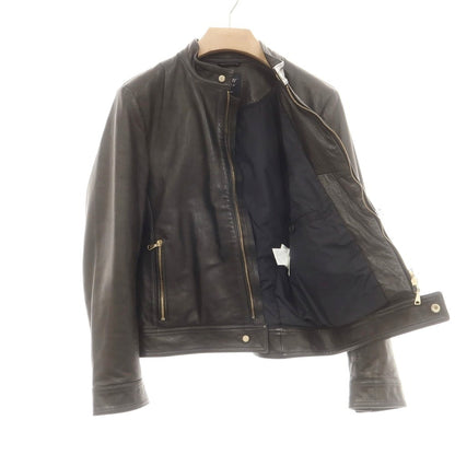 【中古】エンメティ EMMETI ラムレザー 中綿 ライダースジャケット ブラック【 46 】【 状態ランクB 】【 メンズ 】