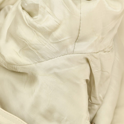 【中古】エンメティ EMMETI ラムレザー 中綿 ライダースジャケット クリーム【 48 】【 状態ランクB 】【 メンズ 】