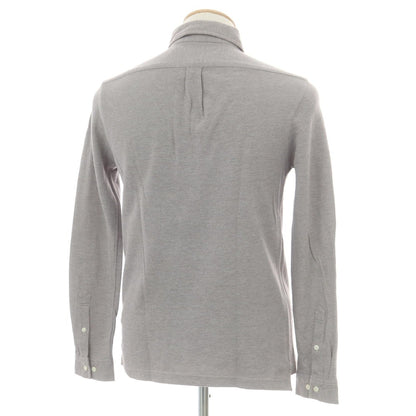 【中古】ラコステ LACOSTE コットン 鹿の子 長袖ポロシャツ グレー【 3 】【 状態ランクB 】【 メンズ 】