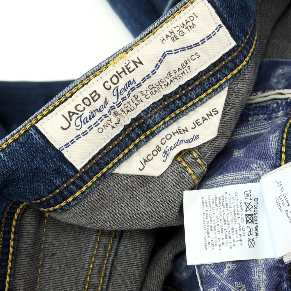 【中古】ヤコブコーエン JACOB COHEN PW613 COMF コットンエラストマルチエステルポリウレタン ジーンズ デニムパンツ ネイビー【 31 】【 状態ランクB 】【 メンズ 】