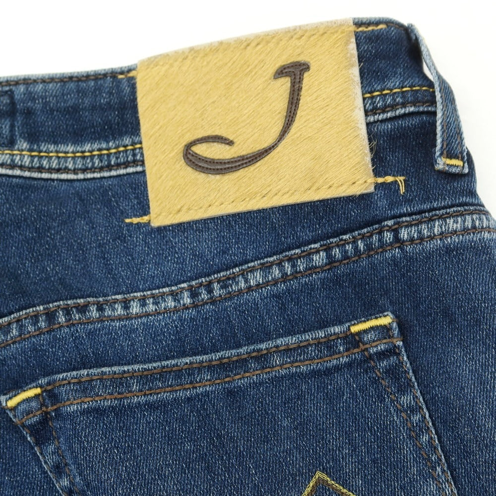 【中古】ヤコブコーエン JACOB COHEN PW613 COMF コットンエラストマルチエステルポリウレタン ジーンズ デニムパンツ ネイビー【 31 】【 状態ランクB 】【 メンズ 】