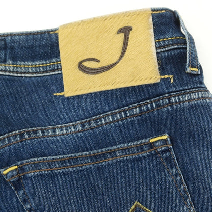【中古】ヤコブコーエン JACOB COHEN PW613 COMF コットンエラストマルチエステルポリウレタン ジーンズ デニムパンツ ネイビー【 31 】【 状態ランクB 】【 メンズ 】