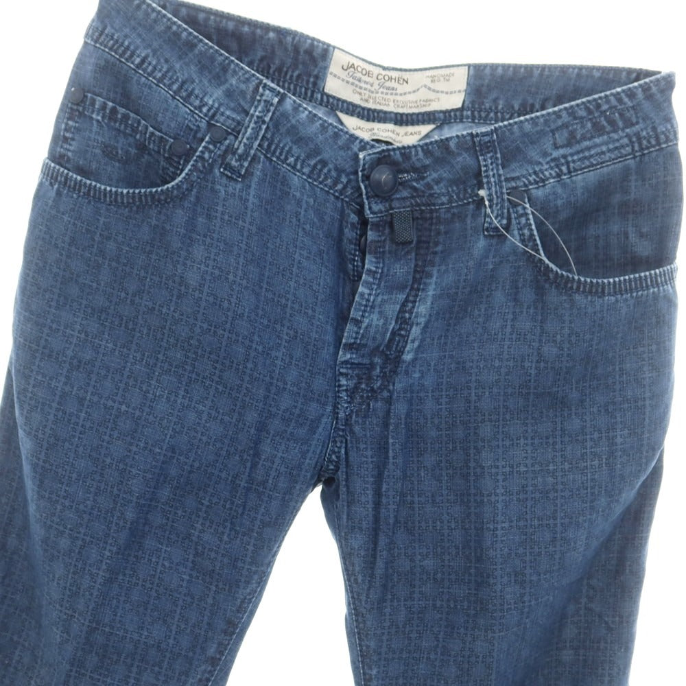 【中古】ヤコブコーエン JACOB COHEN PW622 リヨセル 5ポケットパンツ ネイビー【 30 】【 状態ランクB 】【 メンズ 】