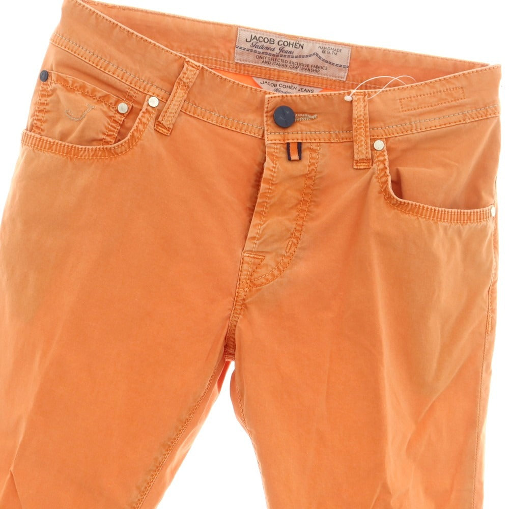 【中古】ヤコブコーエン JACOB COHEN PW622 COMF ストレッチ コットン5ポケットパンツ オレンジ【 30 】【 状態ランクB 】【 メンズ 】