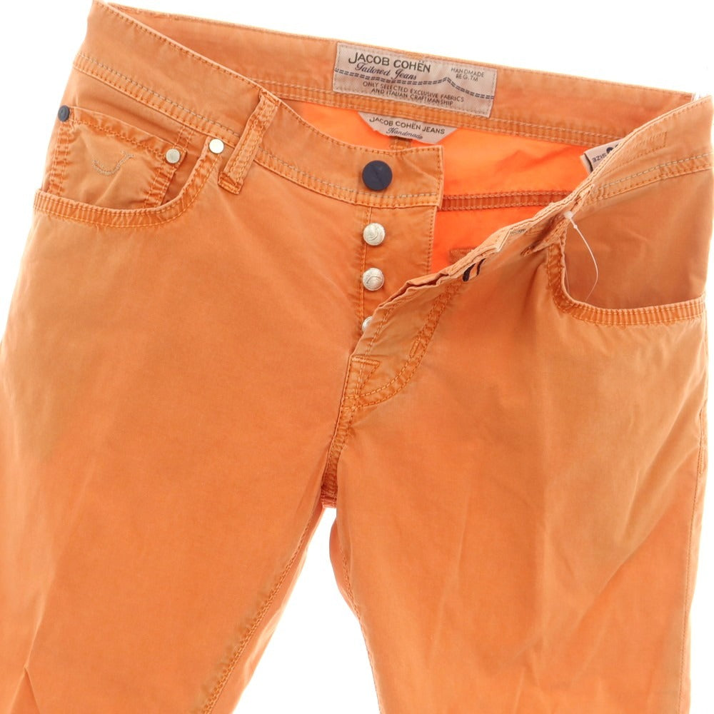 【中古】ヤコブコーエン JACOB COHEN PW622 COMF ストレッチ コットン5ポケットパンツ オレンジ【 30 】【 状態ランクB 】【 メンズ 】