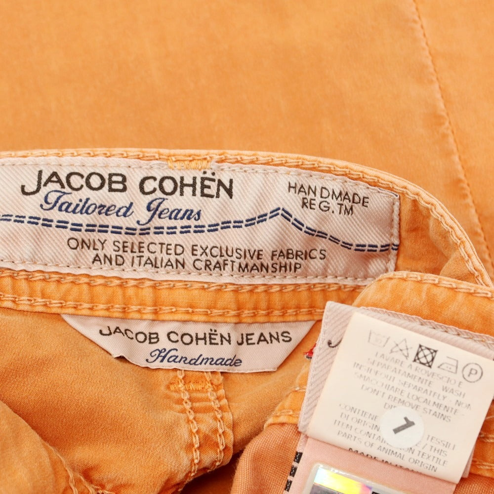 【中古】ヤコブコーエン JACOB COHEN PW622 COMF ストレッチ コットン5ポケットパンツ オレンジ【 30 】【 状態ランクB 】【 メンズ 】