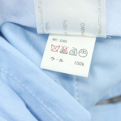 【中古】ヴィガーノ VIGANO ウール チェック ドレススラックスパンツ グレージュxブラウン【 48 】【 状態ランクC 】【 メンズ 】